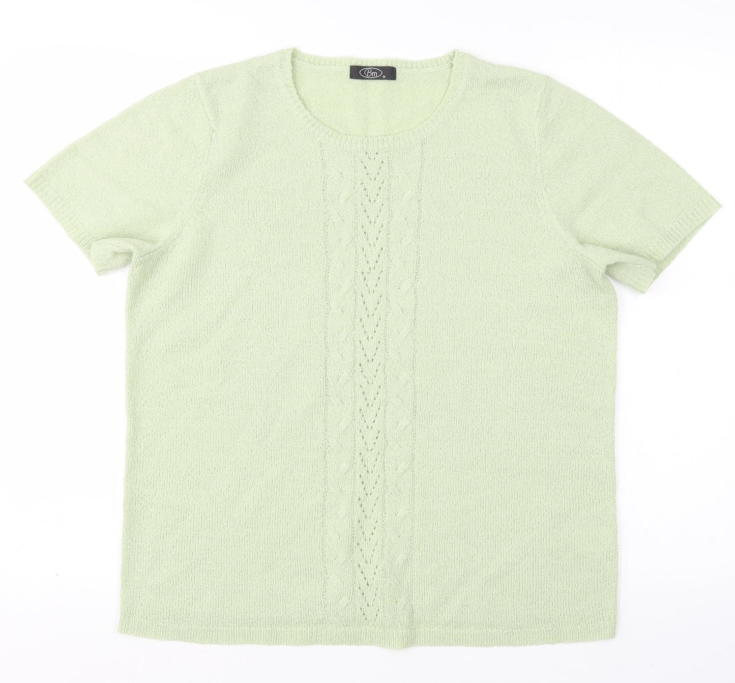 Womens UK Size M BM Green Pullover Jumper