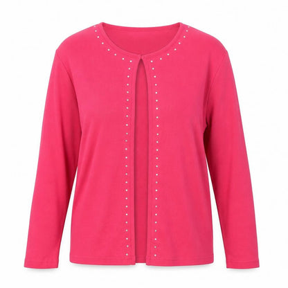 Womens UK Size 14 TIGI Pink Cardigan Jumper