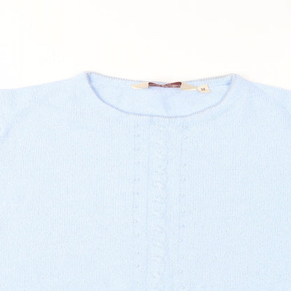 Womens UK Size M EWM Blue Pullover Jumper