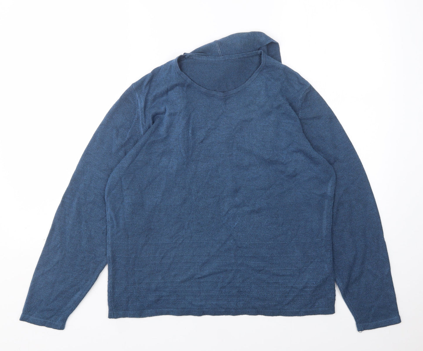Womens UK Size 14 M&S Blue Pullover Jumper