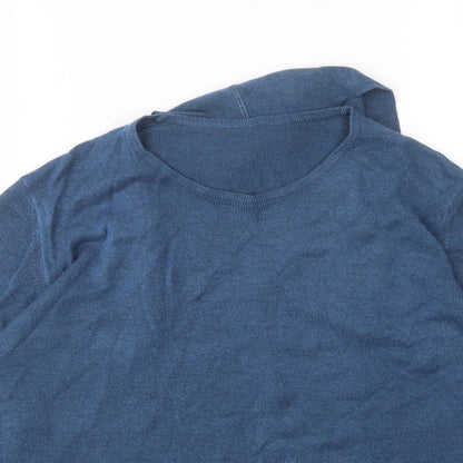 Womens UK Size 14 M&S Blue Pullover Jumper