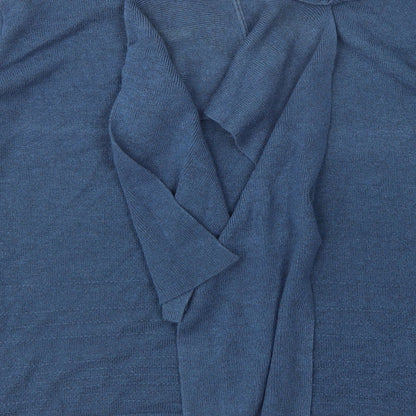 Womens UK Size 14 M&S Blue Pullover Jumper