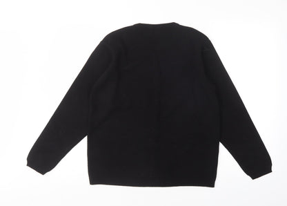 Womens UK Size S Akal Black Pullover Jumper