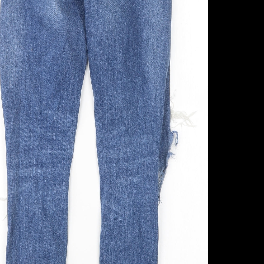 Denim Co Womens Blue  Cotton Skinny Jeans Size 8 L29 in Regular