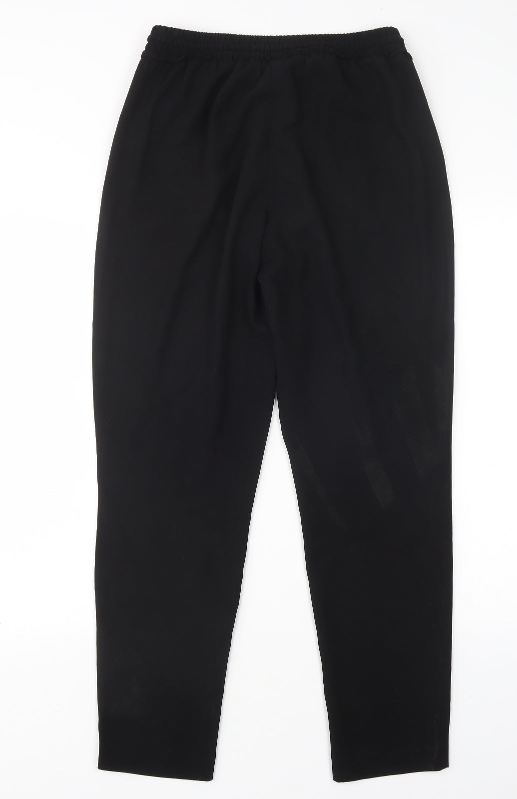 Nutmeg Womens Black  Polyester Trousers  Size 10 L29 in Regular