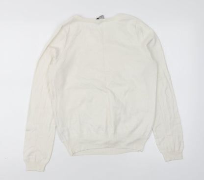 Womens UK Size XS Coast White Pullover Jumper