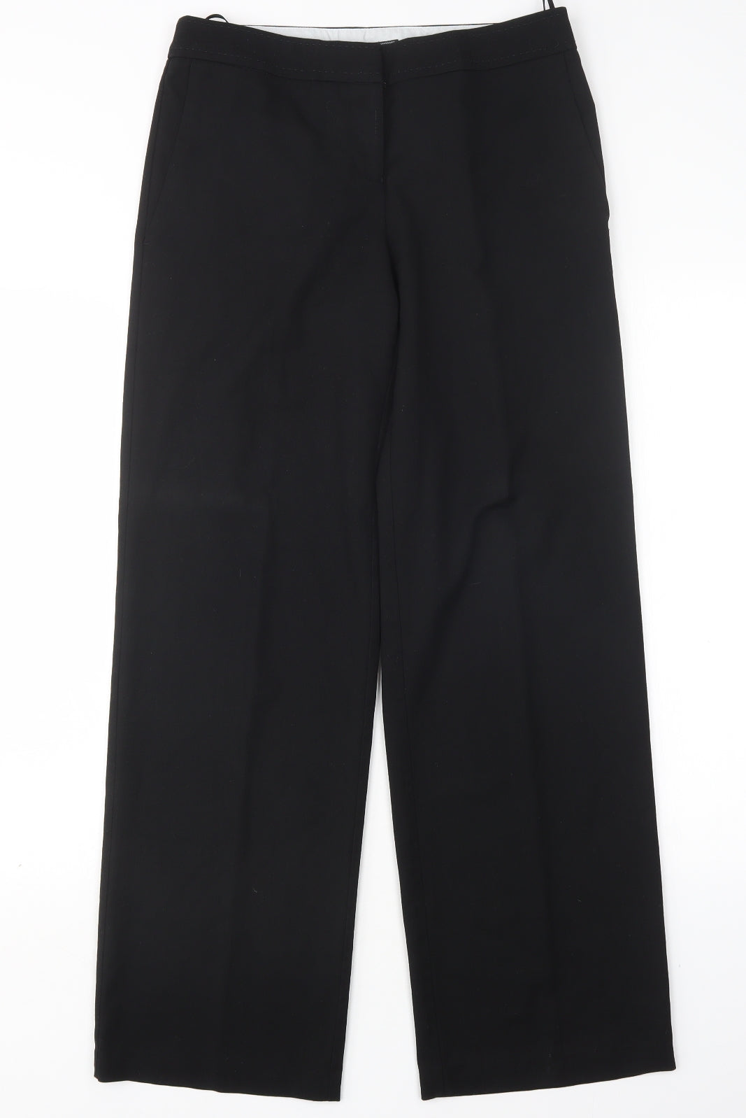 Womens UK Size 8 NEXT Regular Fit  Black Trousers