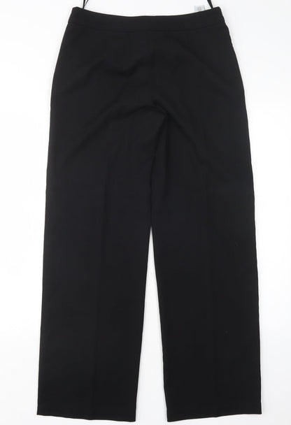 Womens UK Size 8 NEXT Regular Fit  Black Trousers