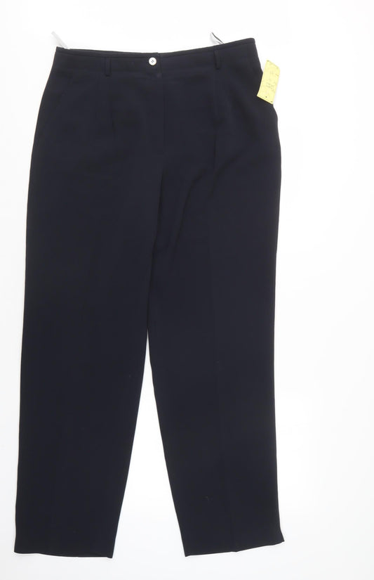 Womens UK Size 18 Gerry Weber Regular Fit  Blue Trousers