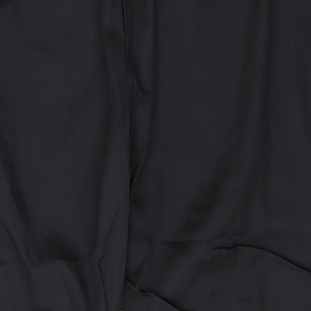 Womens UK Size 32 Alexandra Regular Fit Dress Pants Black Trousers