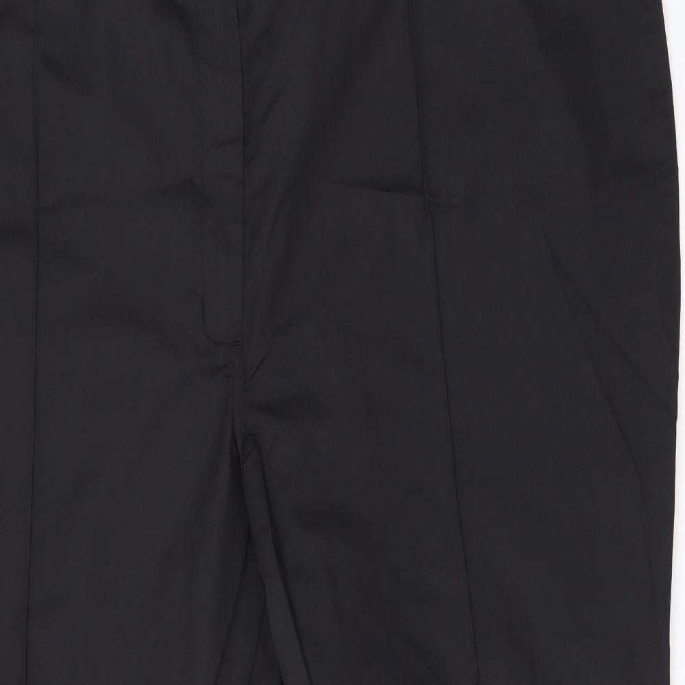 Womens UK Size 32 Alexandra Regular Fit Dress Pants Black Trousers