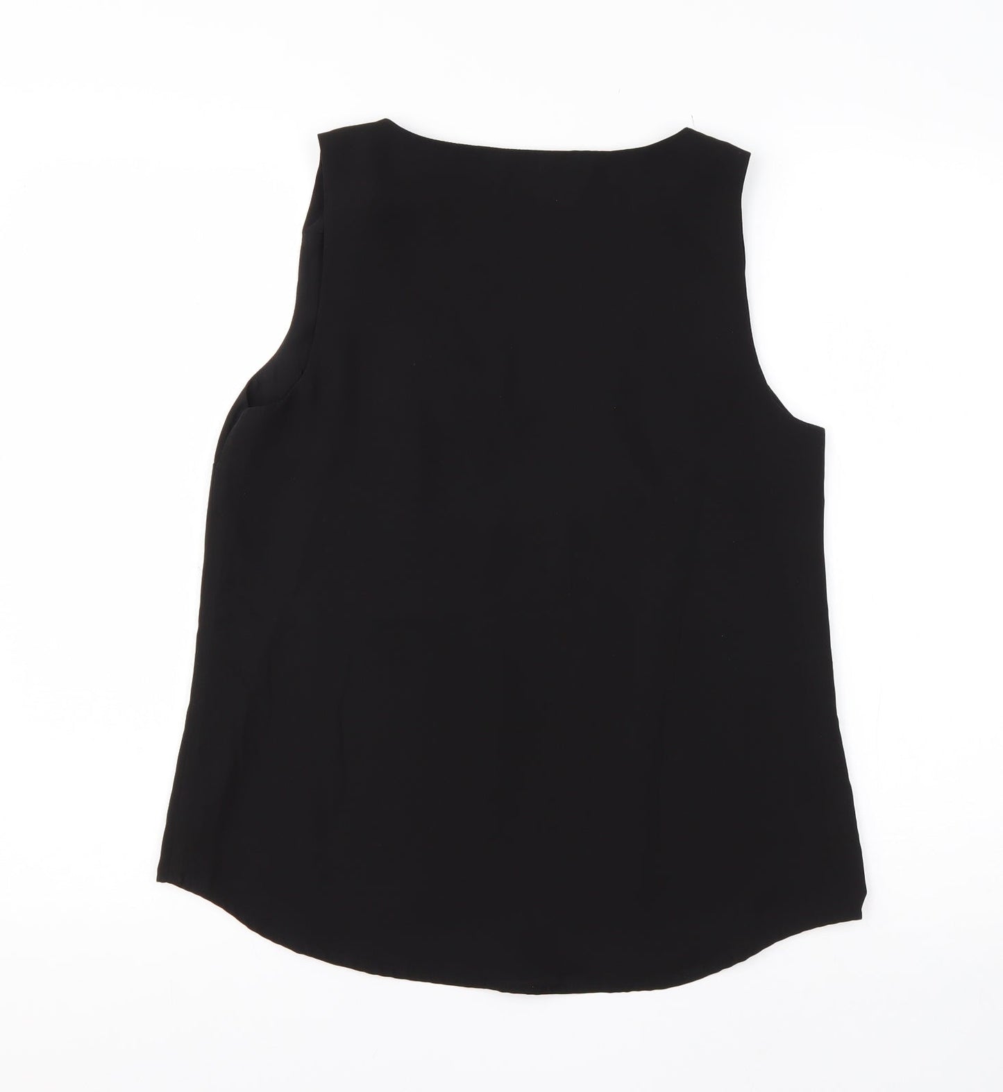 Womens UK Size 10 Oasis Black Basic Blouse