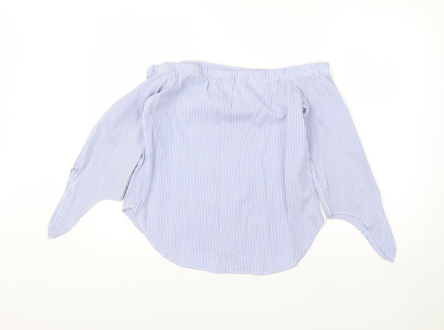 Womens UK Size 10 Oasis Blue Basic Blouse