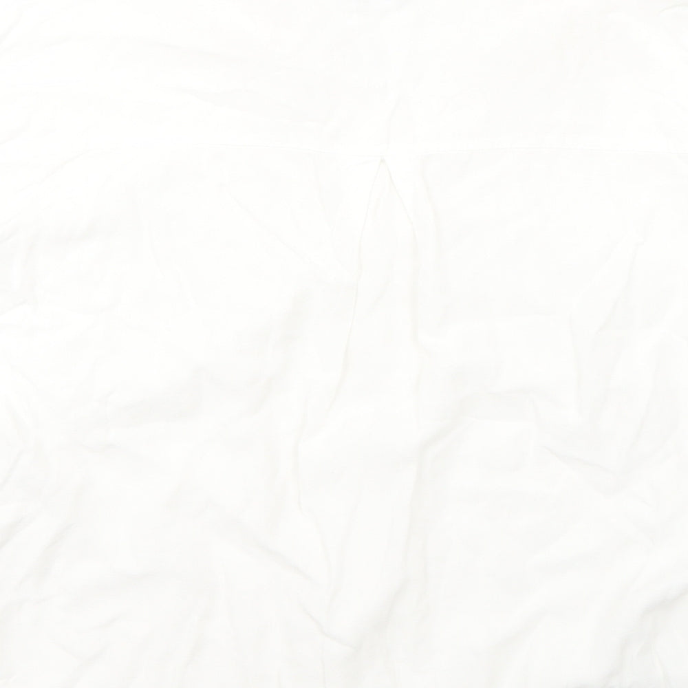 Womens UK Size 8 Warehouse White Basic Blouse