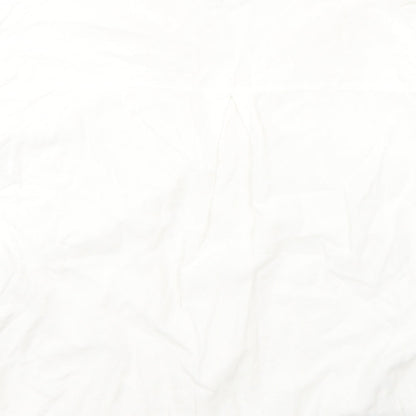 Womens UK Size 8 Warehouse White Basic Blouse
