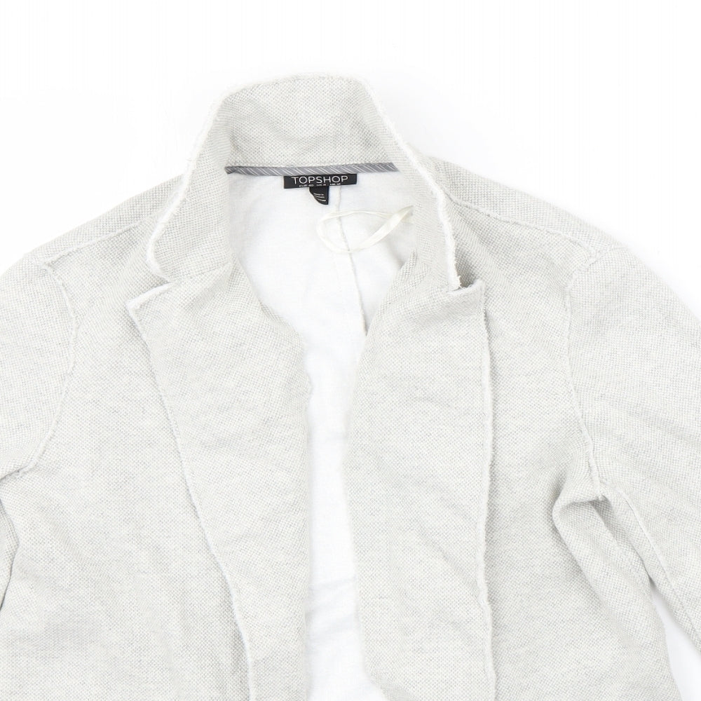 Womens UK Size 12 Topshop Grey Jacket