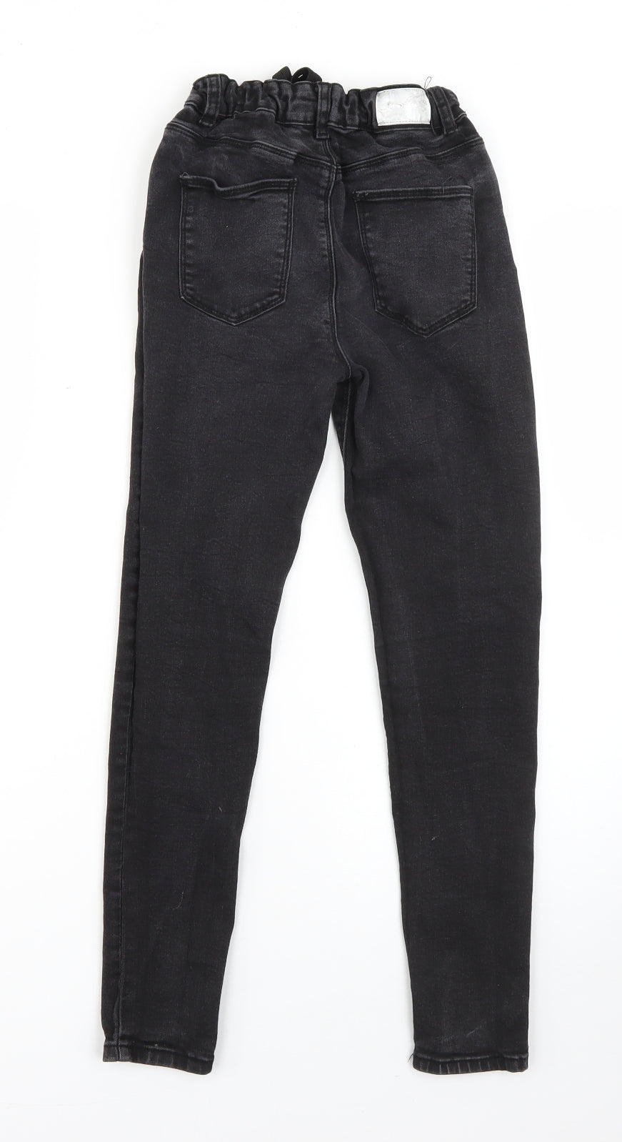 Denim Co Girls Black  Cotton Skinny Jeans Size 11-12 Years  Regular