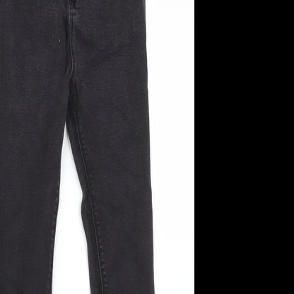 Denim Co Girls Black  Cotton Skinny Jeans Size 11-12 Years  Regular