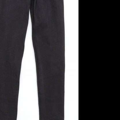 Denim Co Girls Black  Cotton Skinny Jeans Size 11-12 Years  Regular