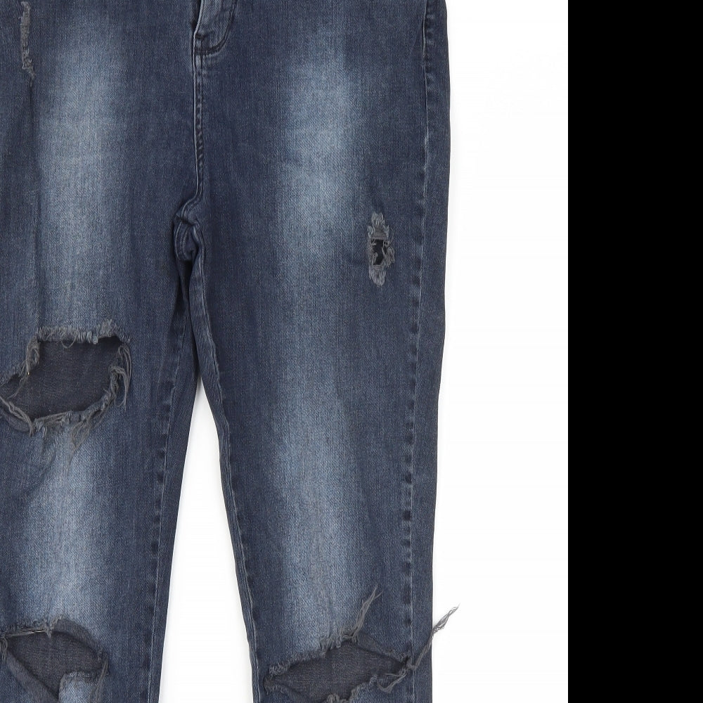 Womens UK Size 18 Very Regular Fit Skinny Blue Jeans