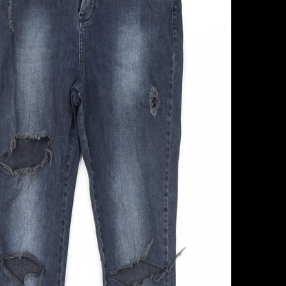 Womens UK Size 18 Very Regular Fit Skinny Blue Jeans