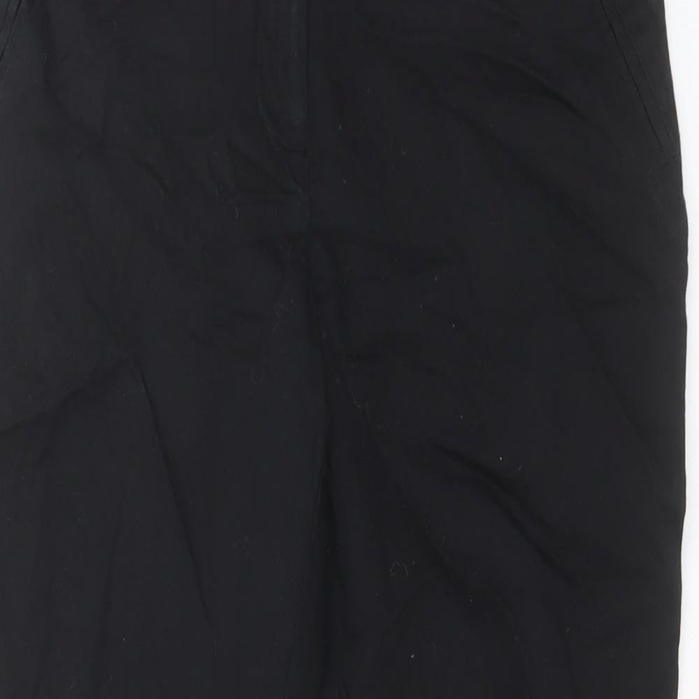 Womens UK Size 8 Dorothy Perkins Regular Fit Dress Pants Black Trousers