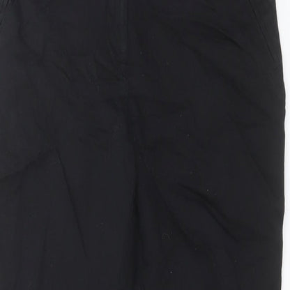 Womens UK Size 8 Dorothy Perkins Regular Fit Dress Pants Black Trousers