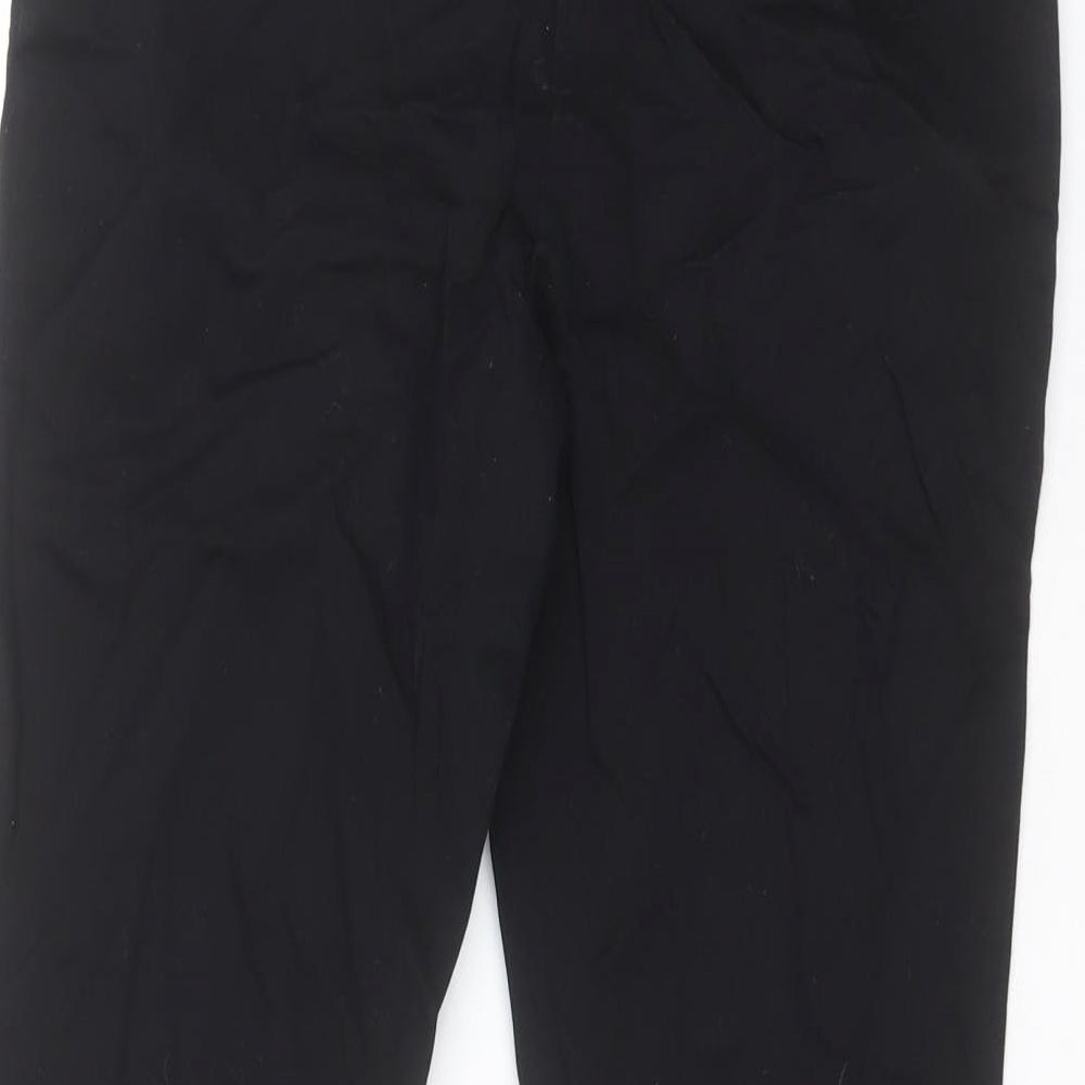 Womens UK Size 8 Dorothy Perkins Regular Fit Dress Pants Black Trousers