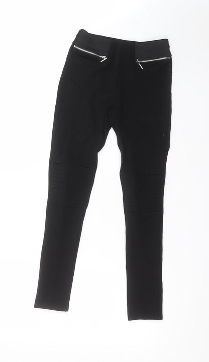 Womens UK Size S Zara   Black Leggings