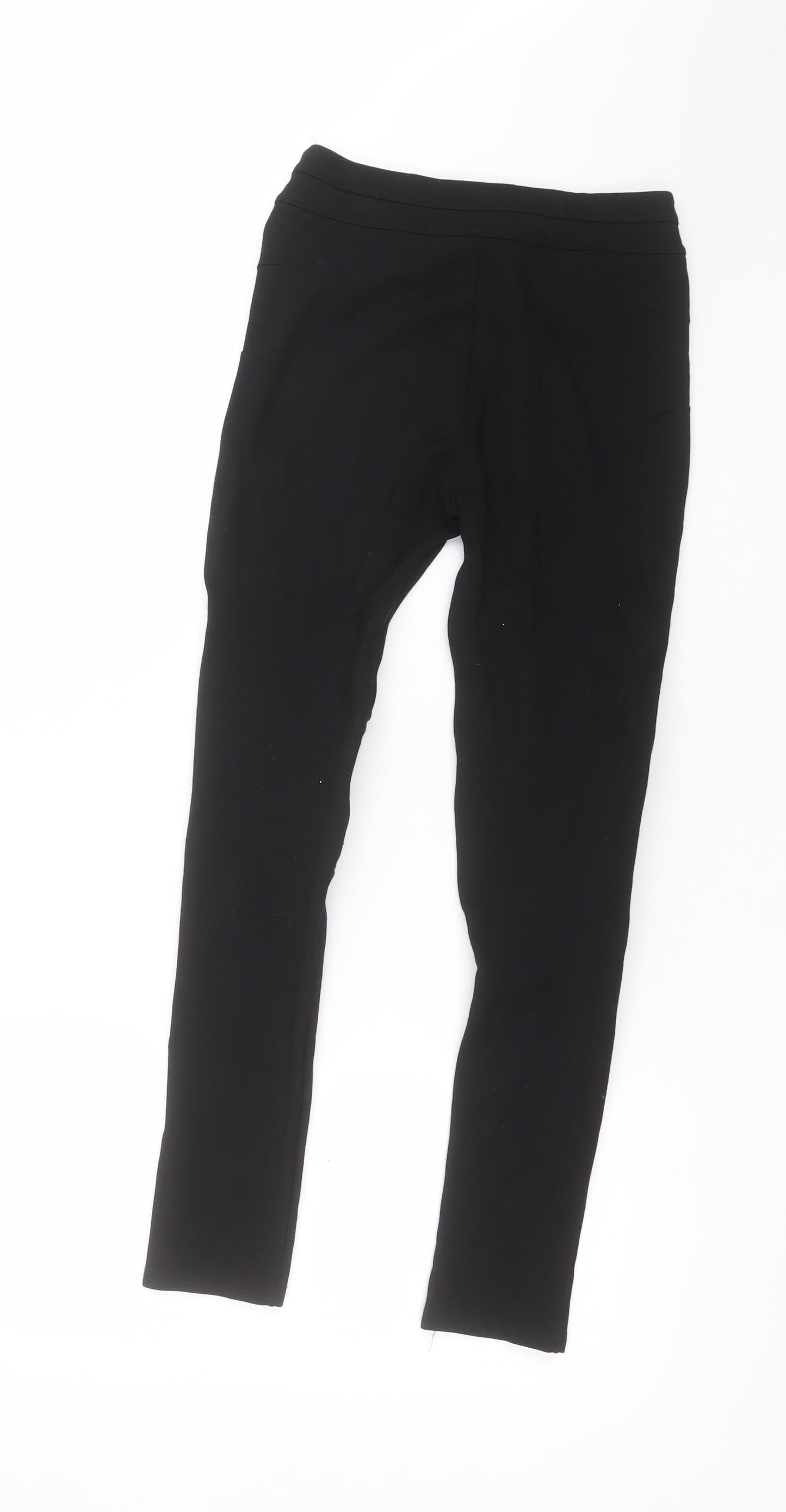 Womens UK Size S Zara   Black Leggings