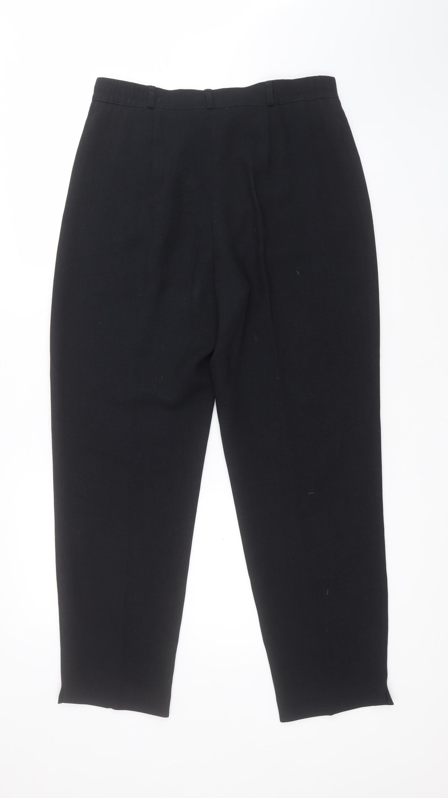 Gerry Weber Womens Black  Polyester Trousers  Size 14 L28 in Regular