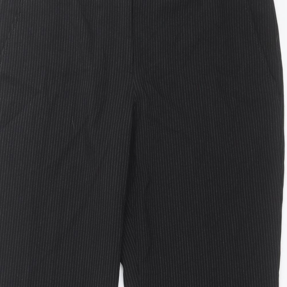 Womens UK Size 14 New Look Regular Fit Dress Pants Black Trousers