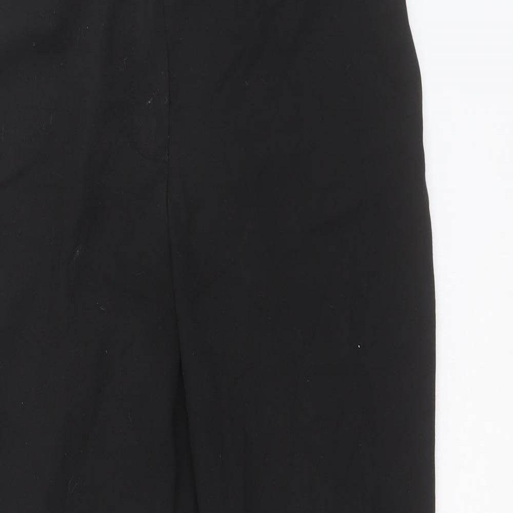 Womens UK Size 12 NEXT Regular Fit Carrot Black Trousers