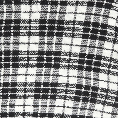 Brand and care label for Casamia women’s multicoloured check acrylic jacket suit jacket, size M