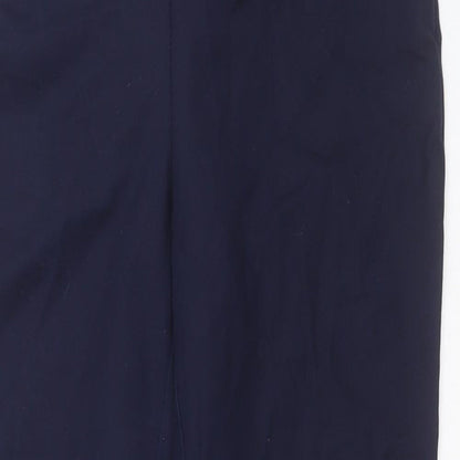 Womens UK Size 12 NEXT Regular Fit Carrot Blue Trousers