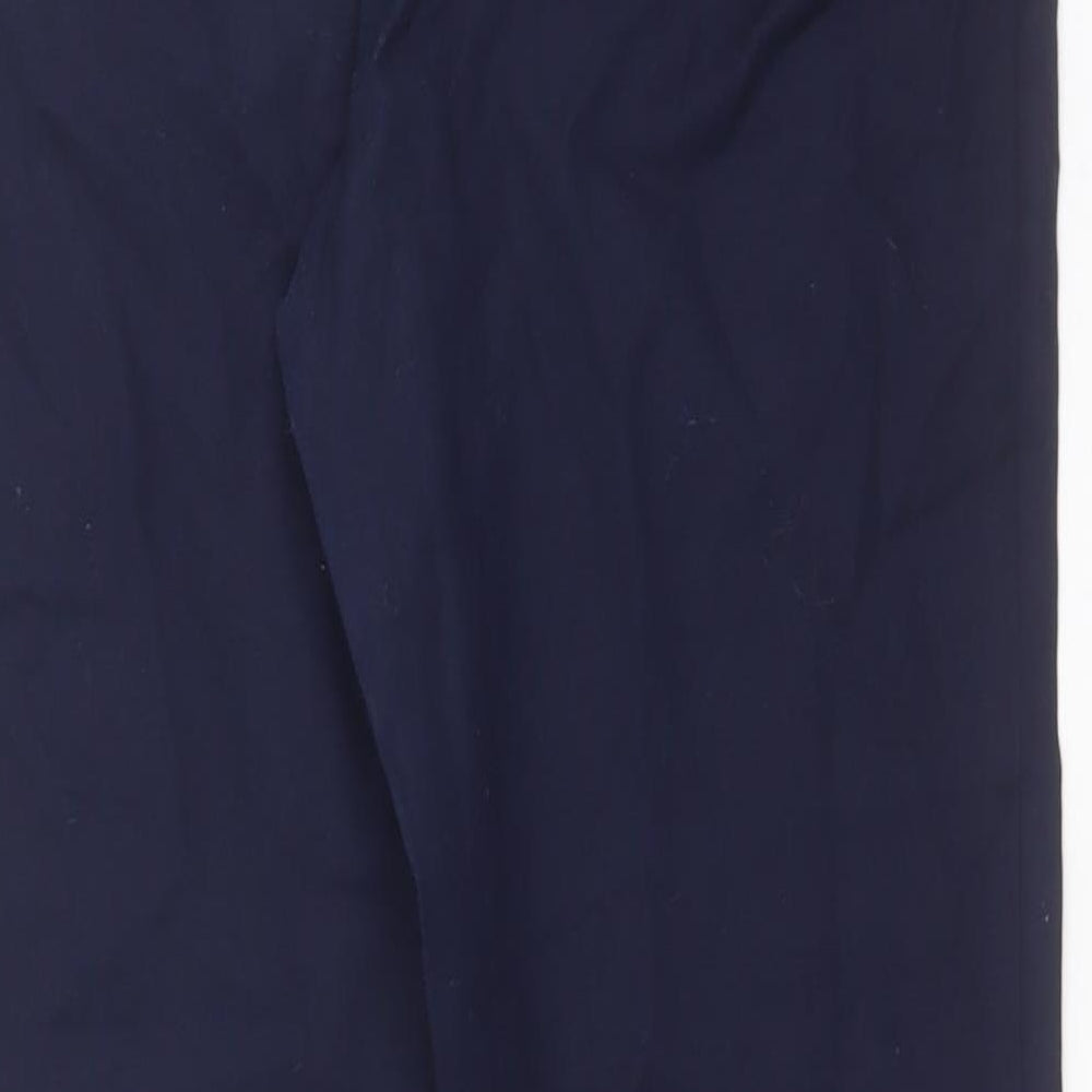 Womens UK Size 12 NEXT Regular Fit Carrot Blue Trousers