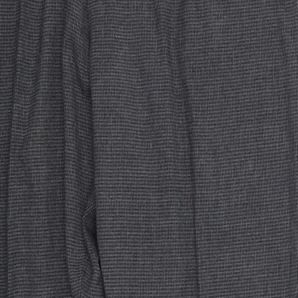 Mens UK Size 34 in Cedar Wood State Slim Fit  Grey Trousers