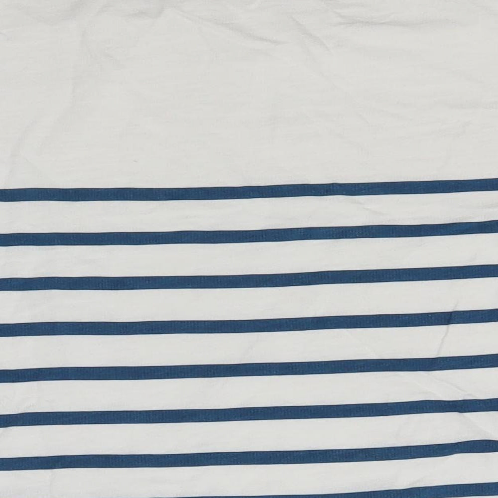 Womens UK Size  Preworn White Basic T-Shirt