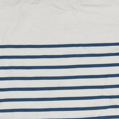 Womens UK Size  Preworn White Basic T-Shirt