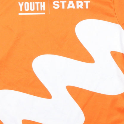 Preworn Boys Orange  Polyester Basic T-Shirt Size 6 Years Round Neck  - Youth Start