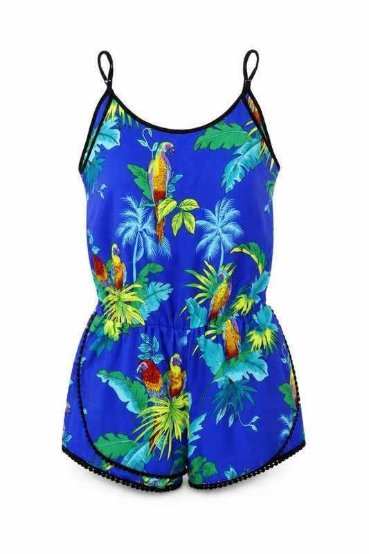 Womens UK Size 10 QED London One-Piece Blue Jumpsuit