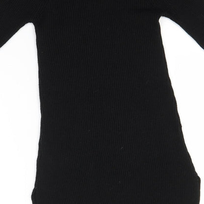 Womens UK Size 6 Miss Selfridge Black Pullover Jumper
