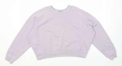 Primark Womens Blue Round Neck  Cotton Pullover Jumper Size 12