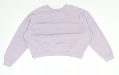 Primark Womens Blue Round Neck  Cotton Pullover Jumper Size 12