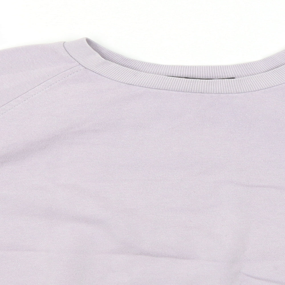 Primark Womens Blue Round Neck  Cotton Pullover Jumper Size 12