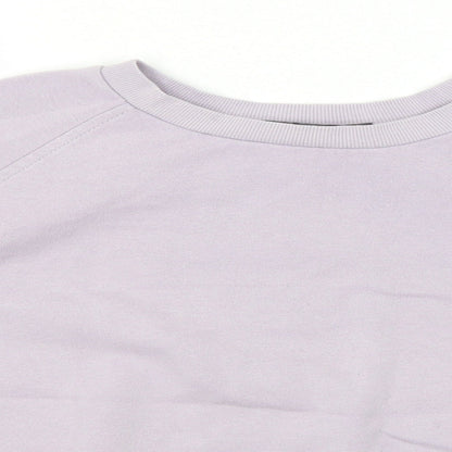 Primark Womens Blue Round Neck  Cotton Pullover Jumper Size 12