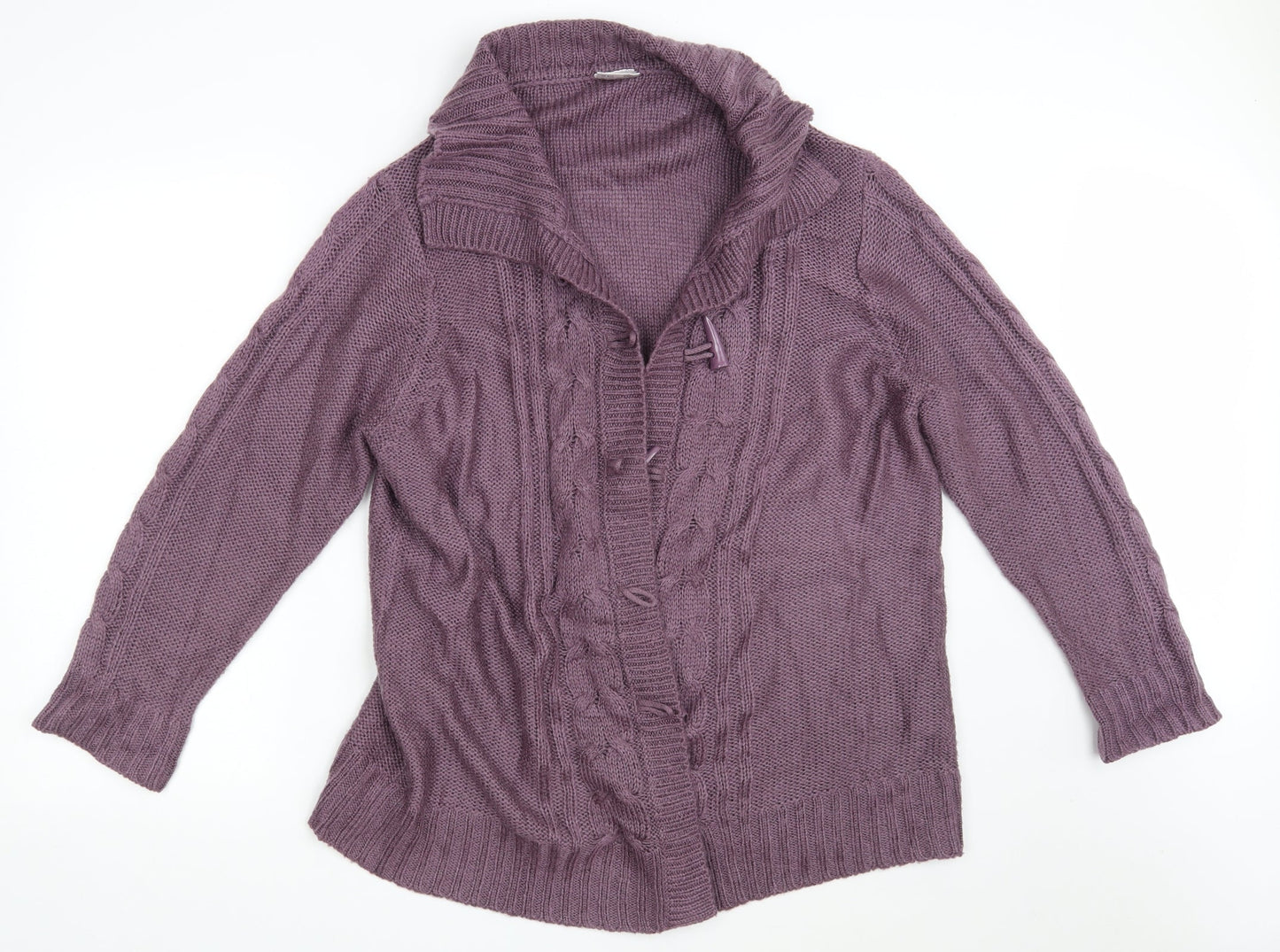 Womens UK Size 20 Being Casual Purple Cardigan Jumper