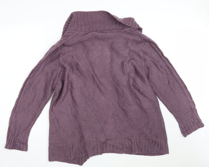 Womens UK Size 20 Being Casual Purple Cardigan Jumper