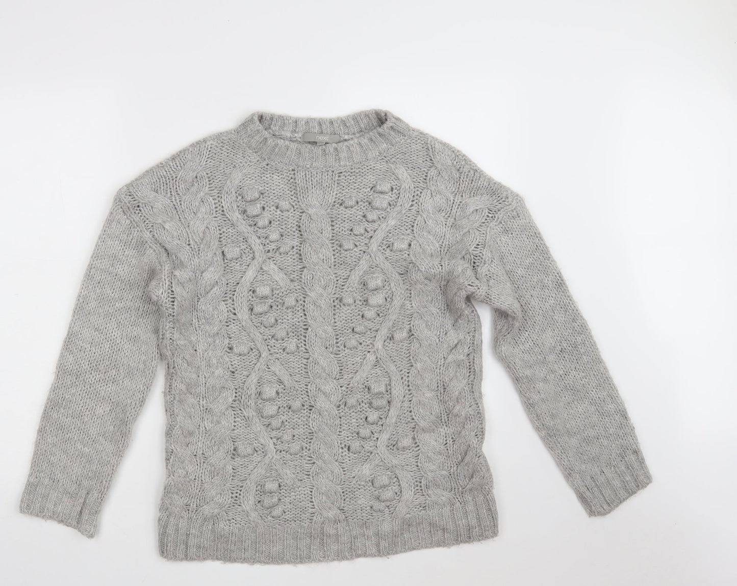 Womens UK Size S NEXT Grey Pullover Jumper