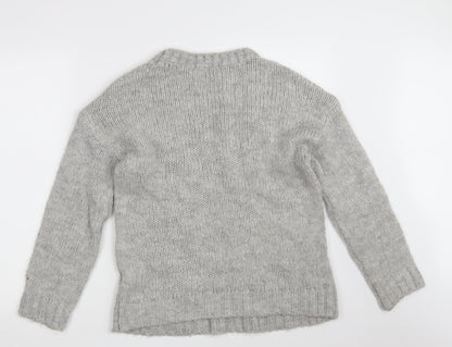 Womens UK Size S NEXT Grey Pullover Jumper